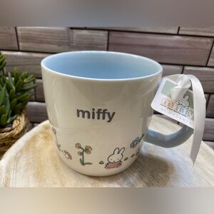 Miffy ❤️Ceramic Mug  4x4” Blue/White NWT